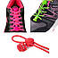 Шнурки для взуття 2Life універсальні, еластичні 100см Бордовий n-10519, фото 2