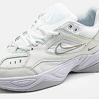 Білі з бежевим кросси унісекс Nike M2K White Biege. Стильне взуття жіноче і чоловіче Найк М2К., фото 9