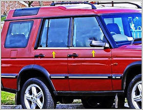 Окантовка вікон (4 шт., нерж.) для Land Rover Discovery II