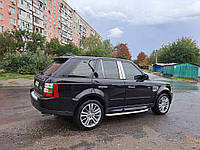 Молдинг на дверные стойки (нерж) для Range Rover Sport 2005-2013 гг