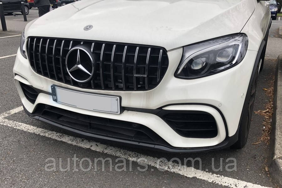 Передня решітка GT Panamericana (2015-2019) для Mercedes GLC X253 рр, фото 1