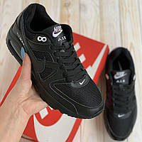 Кроссовки мужские Air Max 90 черные с белым 3064