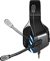 Ігрові дротові навушники Defender Rival 2.2м з мікрофоном та підсвічуванням (Чорний), фото 3