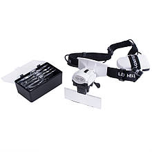 Бінокуляр Magnifier 9892C1 LED 1x — 6x