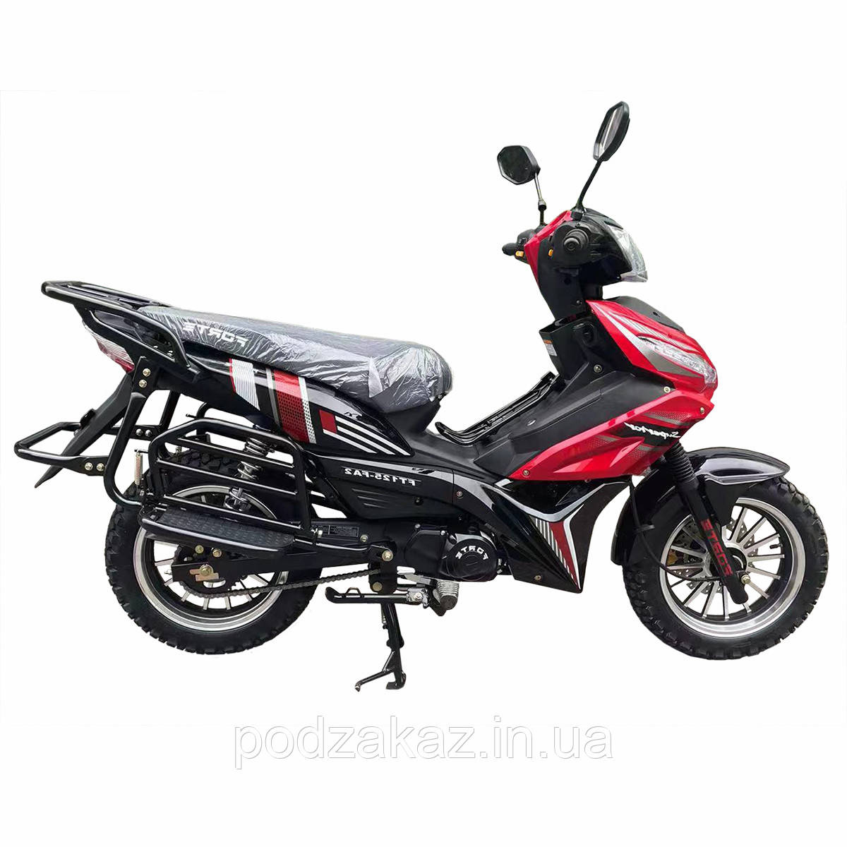 Мотоцикл FT125-FA2 Forte червоний HLZ, фото 1
