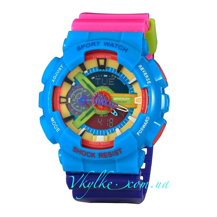 Чоловічий годинник Casio G-Shock GA-110 кольоровий