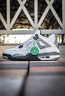 Кроссовки кожаные Jordan 4 Retro White Cement