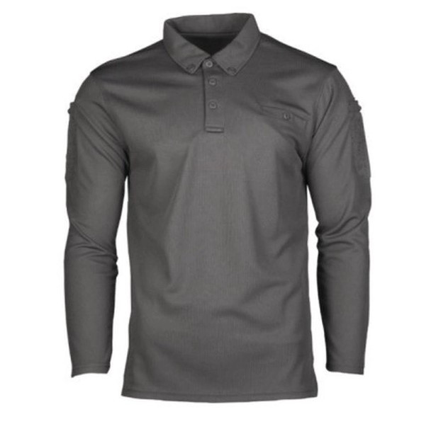Тактичне поло Mil-Tec Tactical Quickdry urban grey 10962008-3XL