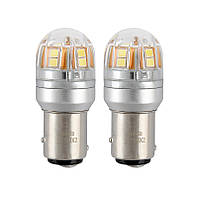 BREVIA Лампа світлодіодна Brevia S-Power P21/5W 330Lm 15x2835SMD 12/24V CANbus, 2шт. (20/200)