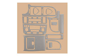 Накладки на панель (Meric, 1999-2004) Алюміній для Peugeot 406