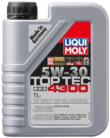 Моторна олива LIQUI MOLY SAE 5W-30 TOP TEC 4300 /