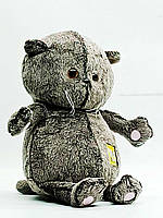 Мягкая игрушка Shantou "Басик" серый котик 4565656-55