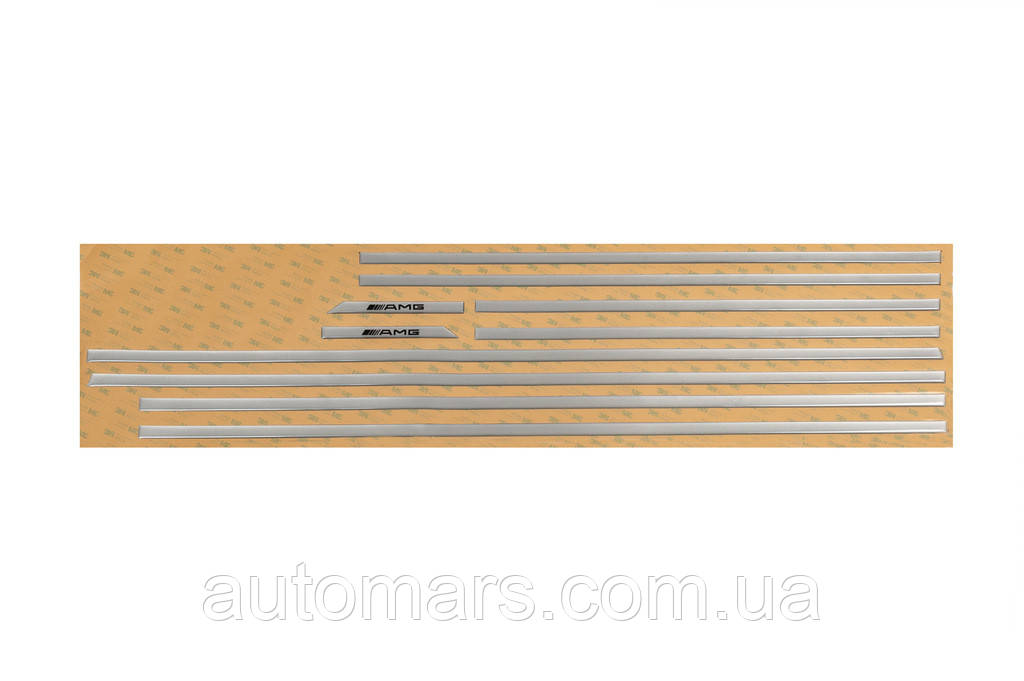 Сірі молдинги (вставки) для Mercedes G сlass W463 1990-2018 рр, фото 1