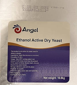 Дріжджі спиртові Angel Ethanol Active Dry Yeast, паковання — 10 кг