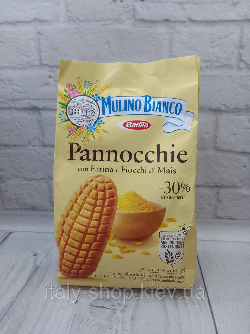 Печиво  Barilla  Mulino Bianco Pannocchie con Farina e Fiocchi di mais 350 г, Італія