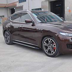 Бокові пороги OEM-V1 (2 шт) для Maserati Levante 2016- рр