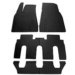 Гумові килимки (7-місний, Stingray Premium) для Tesla Model X 2015- рр