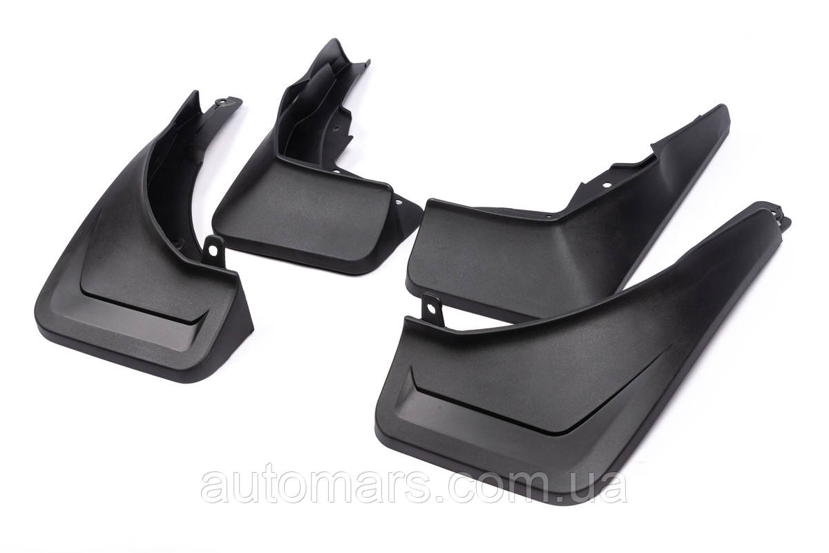 Бризковики Premium (не пофарбовані розширювачі арок, модель з підніжками, 4 шт) для Mercedes GLE W167 2018- рр, фото 1