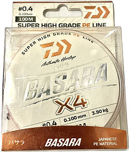 Шнур Basara х4 100м помаранчовий