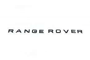 Напис чорний глянець (тип-2) для Тюнінг LandRover Range Rover