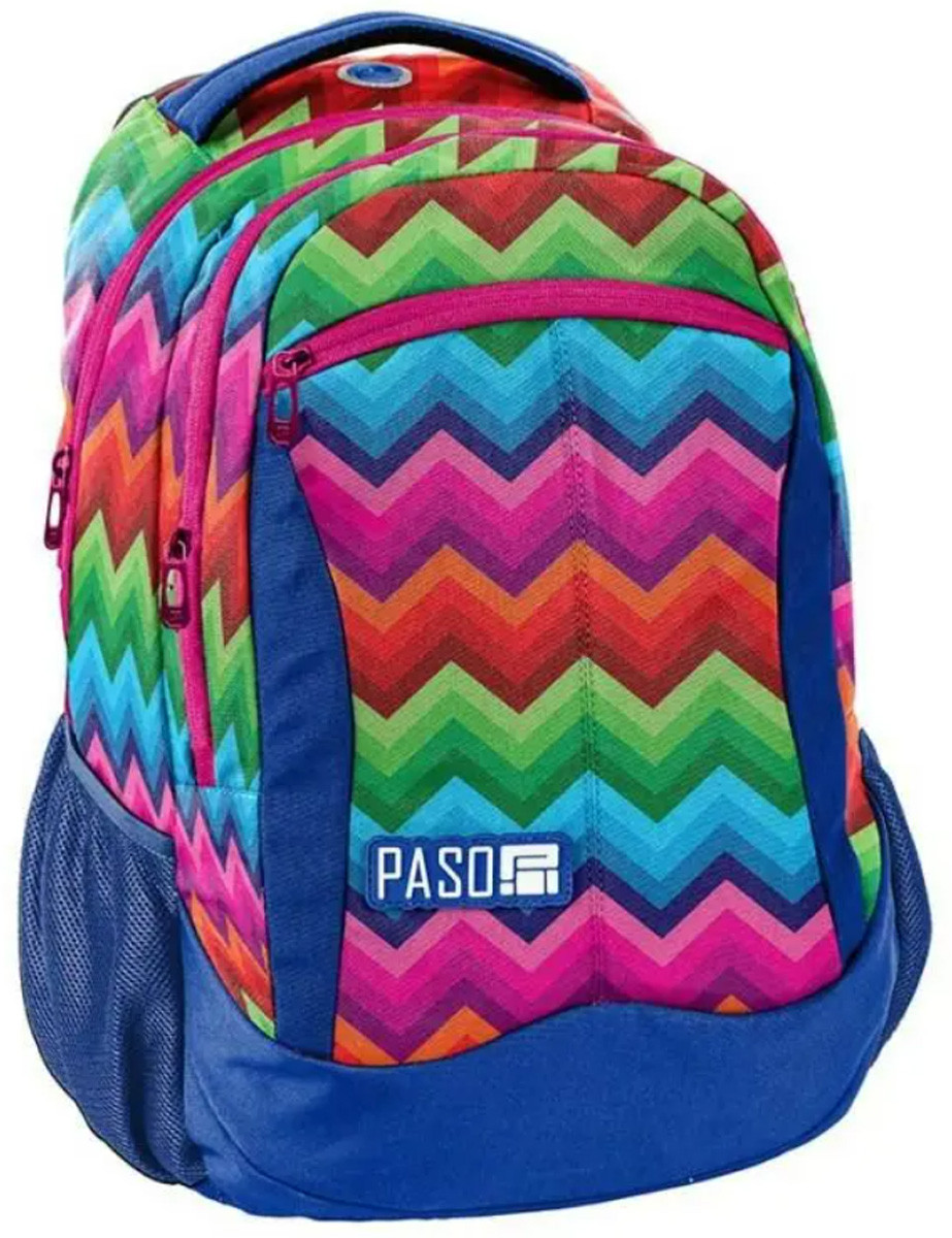 Рюкзак Paso різнокольоровий R182808