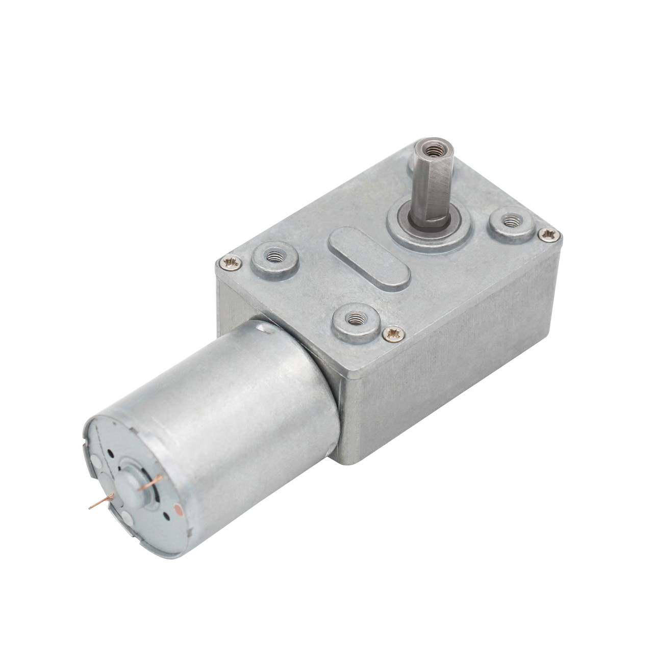 Мотор-редуктор черв'ячний JGY-370-24V-25RPM (24 В, 1 Вт, 25 об/хв)