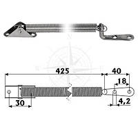Стойка люка складная пружинная 470 мм нержавеющая сталь Osculati.
