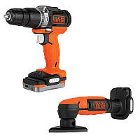 Набір із двох інструментів BLACK+DECKER BDCK121S1S