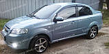 Вії Шевроле Авео Т250 (накладки на передні фари Chevrolet Aveo 3 T250), фото 3