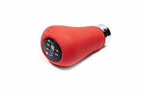 Ручка КПП ОЕМ (кожзам, червона гладка) для BMW 3 серія E-30 1982-1994 рр