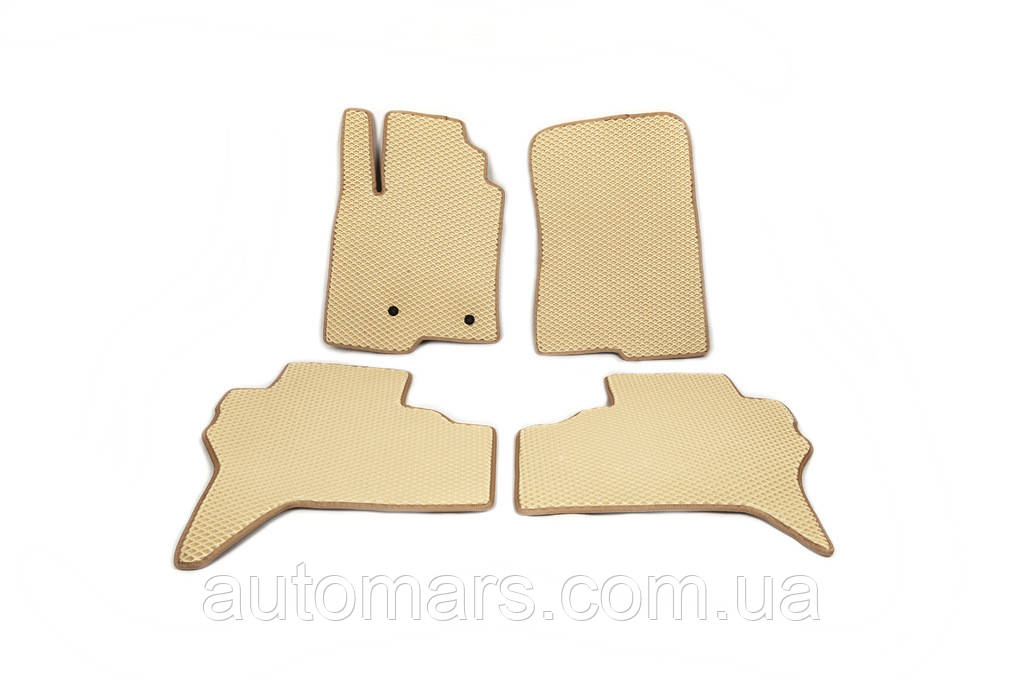 Килимки EVA (бежеві) для Mitsubishi Pajero Wagon IV 2006-2021 рр, фото 1