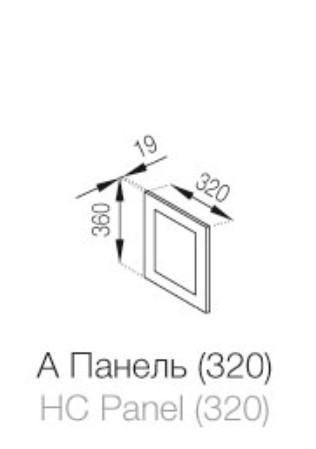 Антресоль панель (320) Анна МДФ фарбований, фото 1