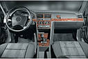 Накладки на панель (11 дет.) дерево для Mercedes W201 (190) 1982-1993 рр, фото 4