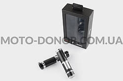 Ручки керма "RIZOMA" карбон з алюм. відбійником (білі)