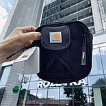 Сумка через плече Carhartt Wip Essentials Bag месенджер Кархарт чоловіча жіноча бананка, фото 8