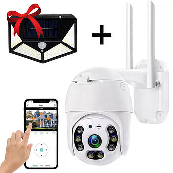 Камера відеоспостереження CAMERA CAM 6 + Подарунок Вуличний ліхтар BL CL 100 / Вулична IP камера
