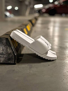 Jordan white slippers 2025