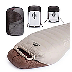 Спальний мішок пуховий Naturehike Snowbird L 560 NH20YD001 коричневий, фото 9