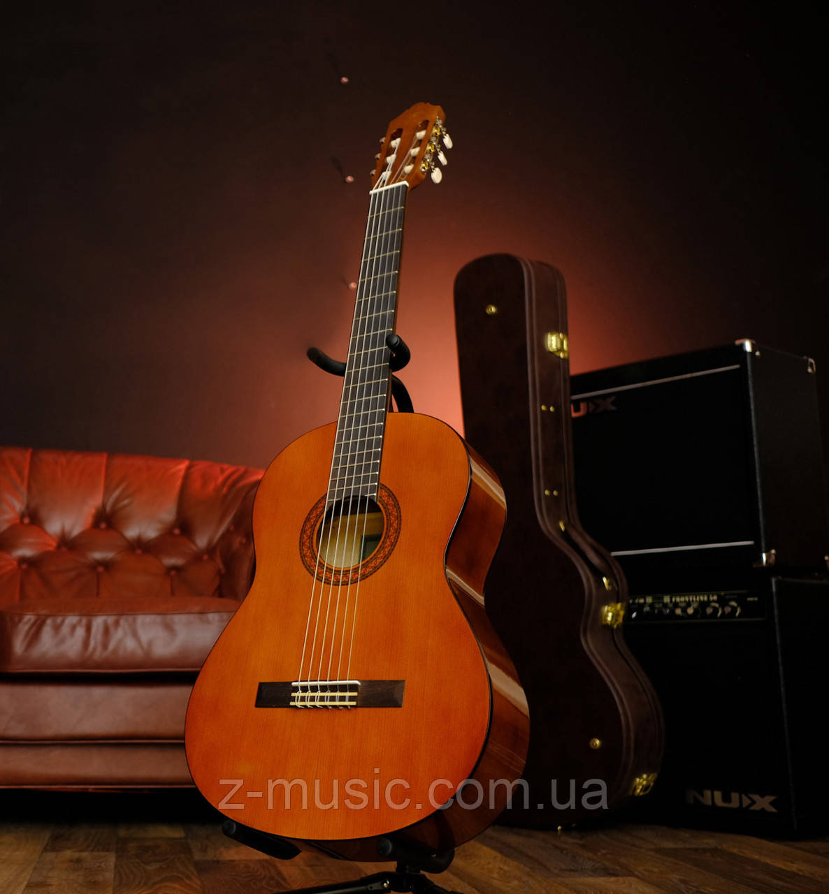 Гитара классическая Yamaha C40 (чехол, копилка, медиатор, струна) - фото 9 - id-p715896056