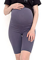 Велосипедки для вагітних (фіолетово-сірий) 42-44