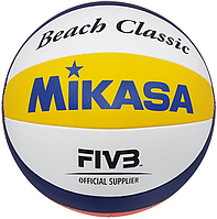 Мяч для пляжного волейбола Mikasa Beach Classic Volleyball Ball FIVB BV551C