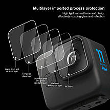 Захисна плівка від подряпин об'єктива PULUZ Fat Cow для GoPro Hero11 Black Mini ( 2 шт.), фото 5