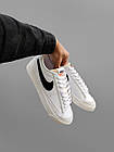 Кросівки чоловічі Nike Blazer Low '77 vintage white білі шкіряні кеди Найк Блейзер, фото 8
