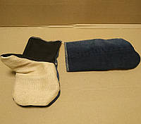 Рукавицы рабочие комбинированые с брезентовым и джинсовым наладонником