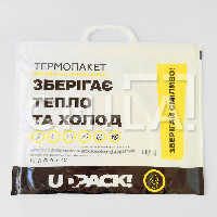 Термопакет 39*32см багаторазовий З МАЛЮНКОМ, зберігає холод/тепло 4 години (до 5 кг)