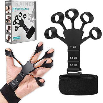 Гітарний тренажер для пальців Hand Puller / Силіконовий еспандер для пальців руки
