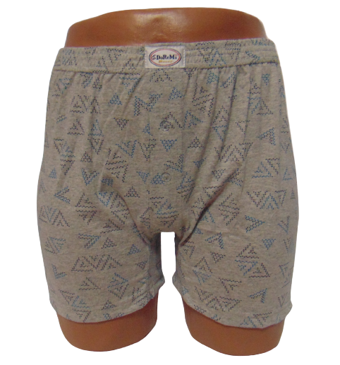Чоловічі труси бавовна Doremi 312-3 L сірі, фото 1