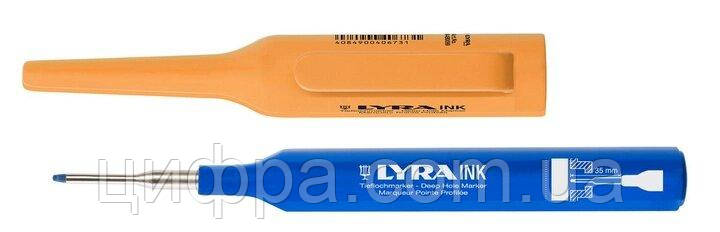 Маркер з довгим носиком Lyra-Ink Deep Hool Marker / синій, фото 1