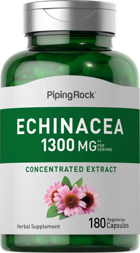 Ехінацея / Echinacea 1300mg caps 180, Piping Rock, USA