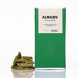 Білий шоколад з матча без цукру Almaziv